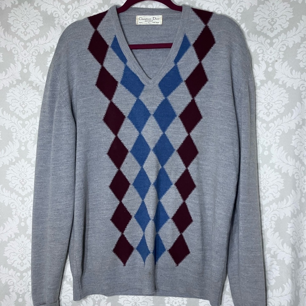 Vintage Christian Dior “Monsieur”  Sweater L